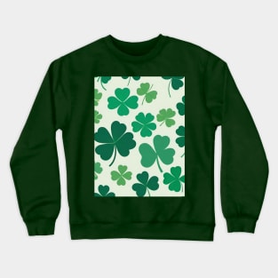 Shamrock pattern Crewneck Sweatshirt